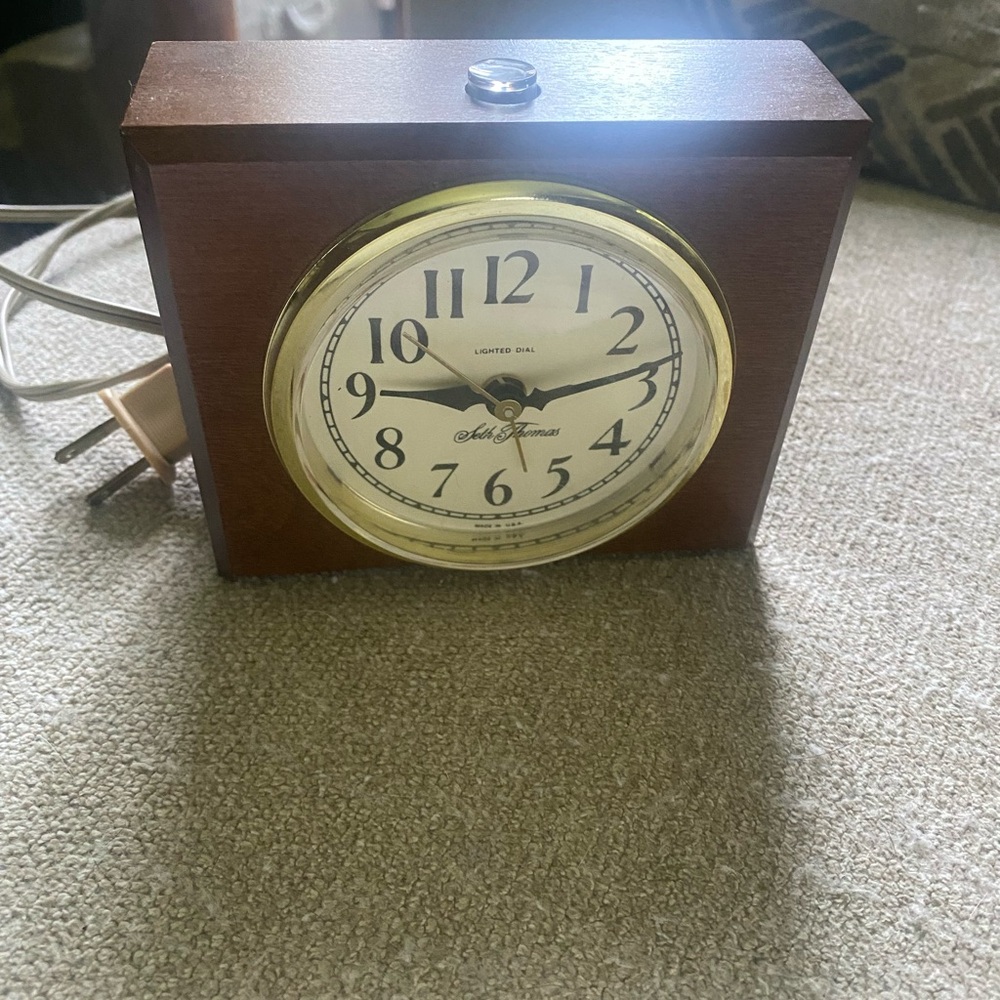 Linden Brown and Gold Wall Clock